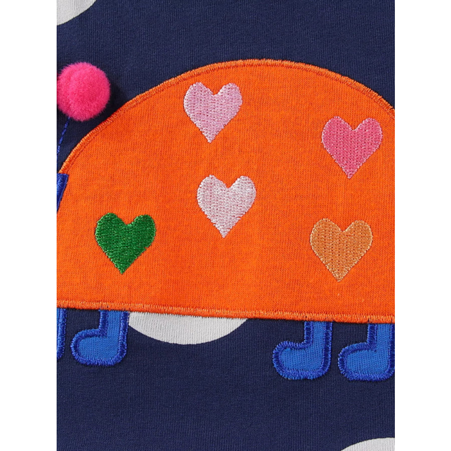Children’s Cute Ladybug Polka Dot Dress Apparel and Accessories