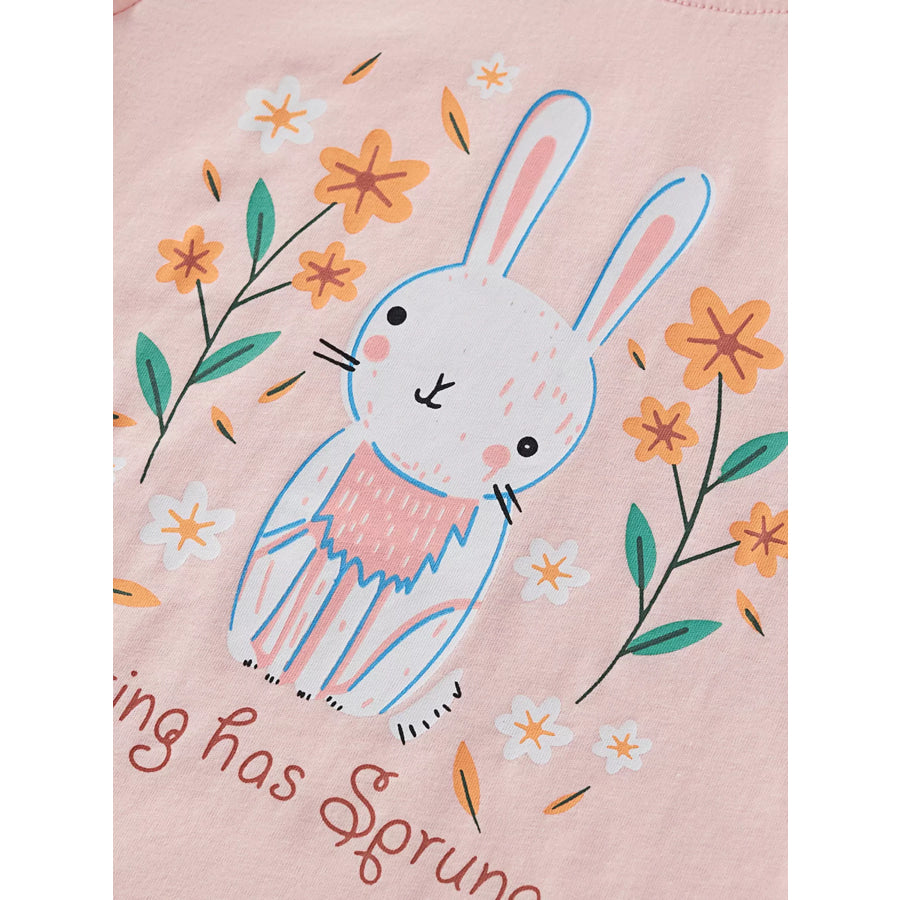 Children’s Cute Rabbit Long Sleeve T-Shirt Apparel and Accessories