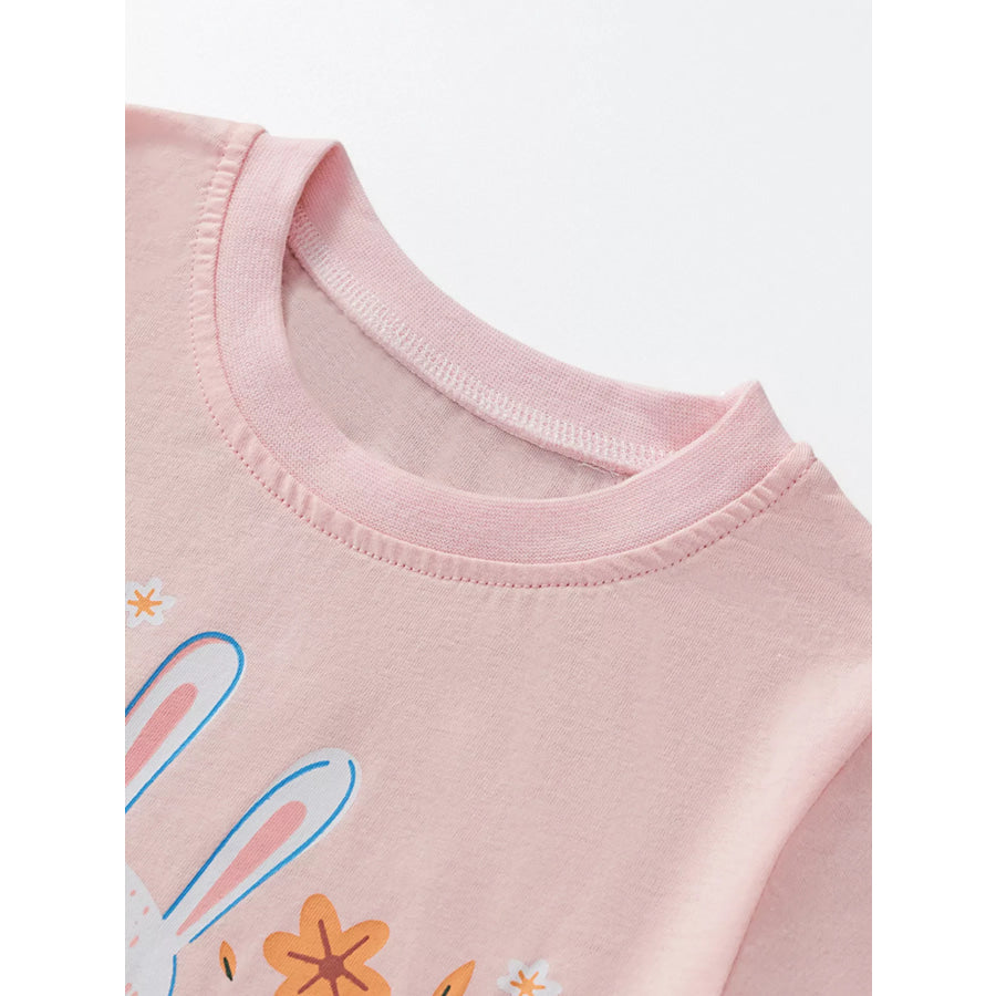 Children’s Cute Rabbit Long Sleeve T-Shirt Apparel and Accessories