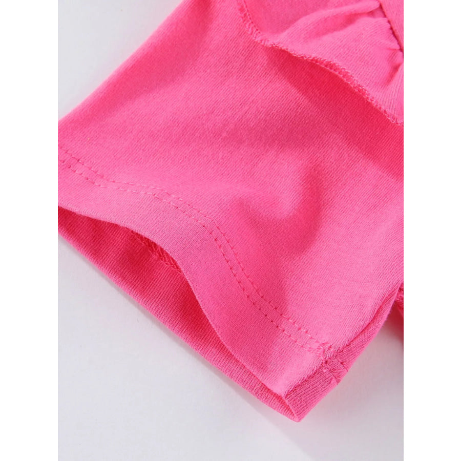 Children’s Cute Unicorn Applique Ruffle Sleeve T-Shirt Apparel and Accessories