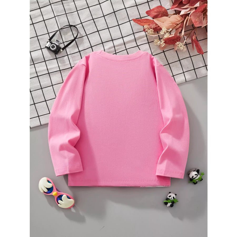 Children’s Cute Unicorn Graphic Long Sleeve T-Shirt Apparel and Accessories