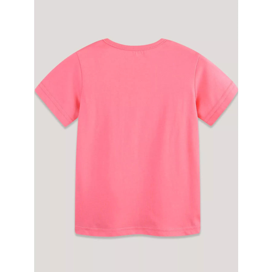 Children’s Cute Unicorn Graphic Short Sleeve T-Shirt Apparel and Accessories