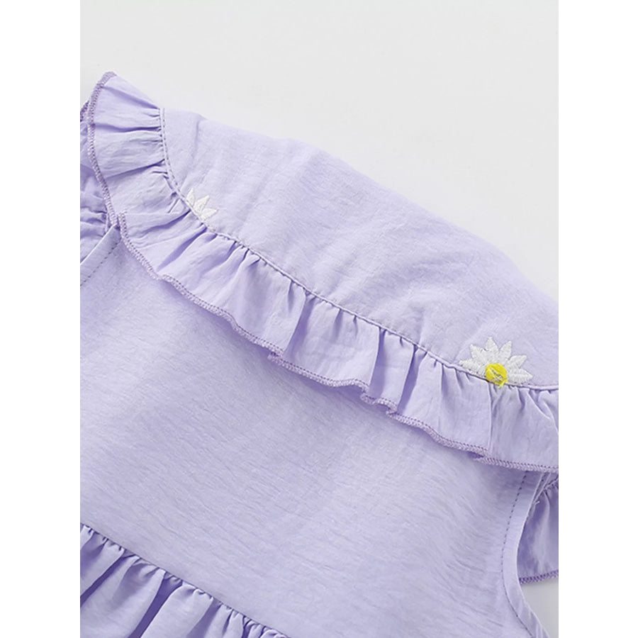 Children’s Daisy Peter Pan Collar Sleeveless Dress Apparel and Accessories