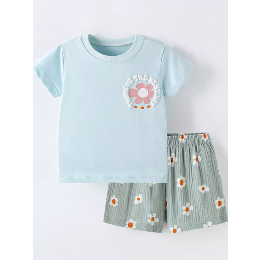Children’s Daisy T-Shirt and Shorts Set Apparel and Accessories