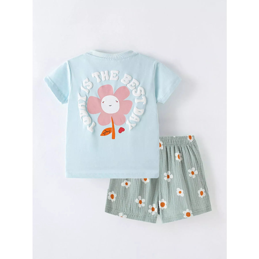 Children’s Daisy T-Shirt and Shorts Set Apparel and Accessories