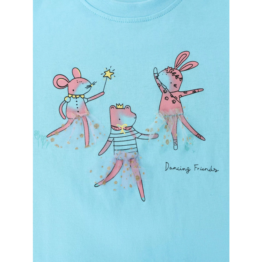 Children’s Dancing Friends Graphic T-Shirt Apparel and Accessories