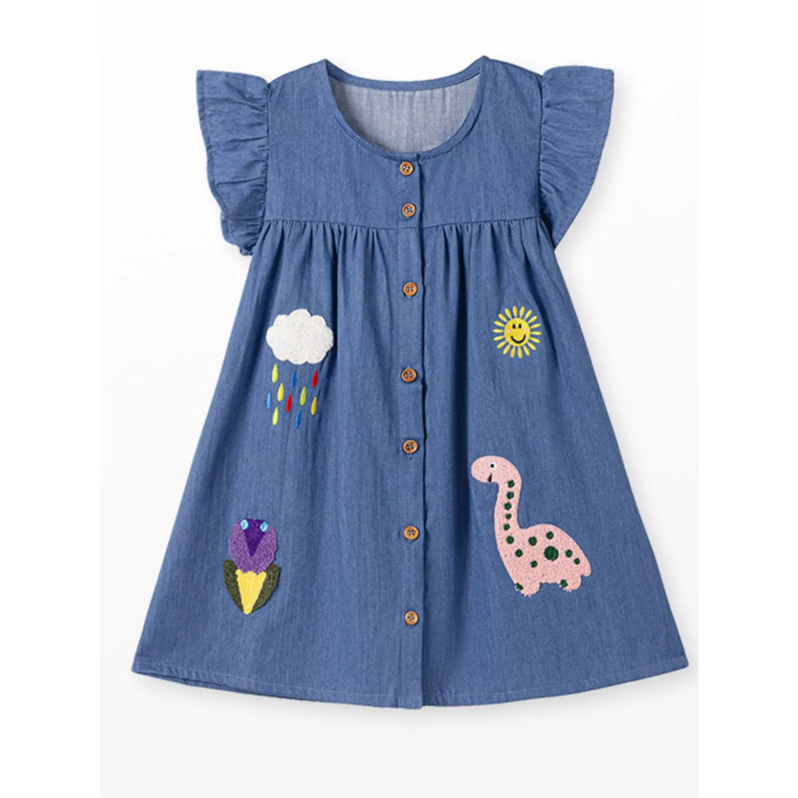 Children’s Denim A-Line Dress Apparel and Accessories