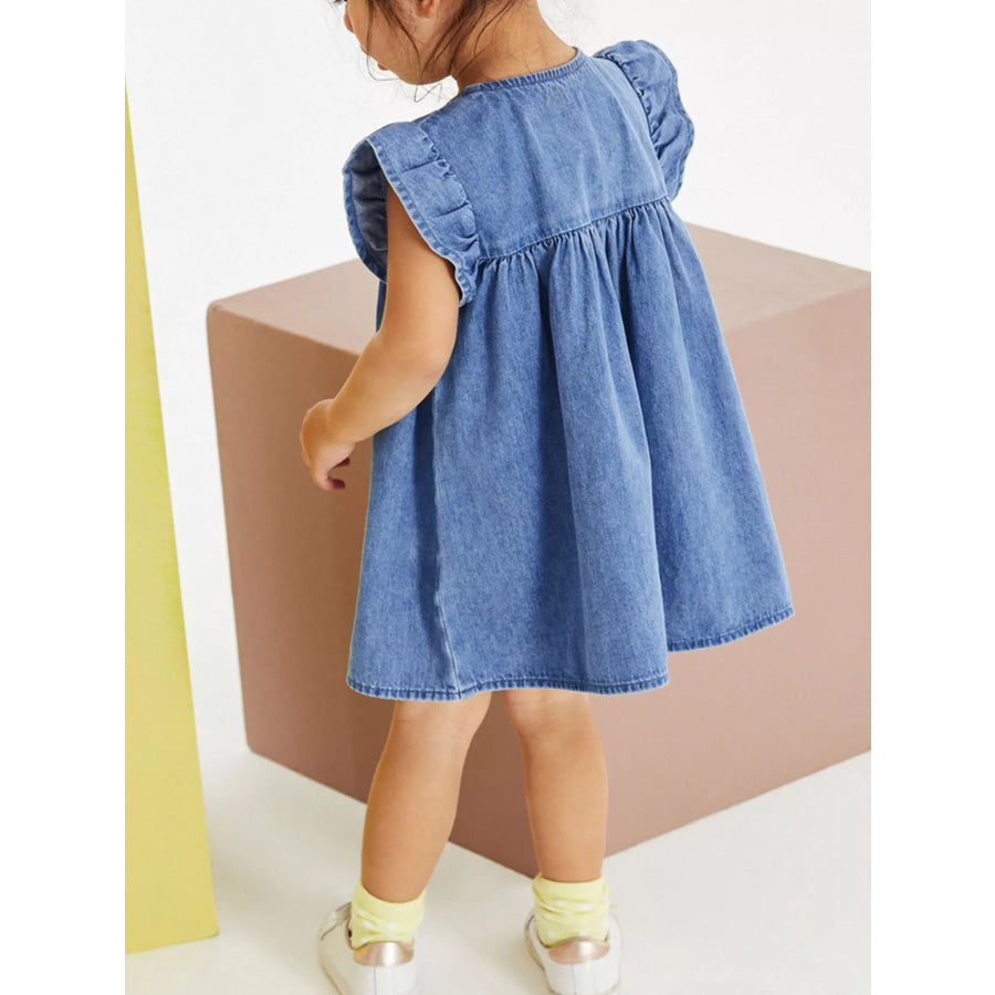 Children’s Denim A-Line Dress Apparel and Accessories