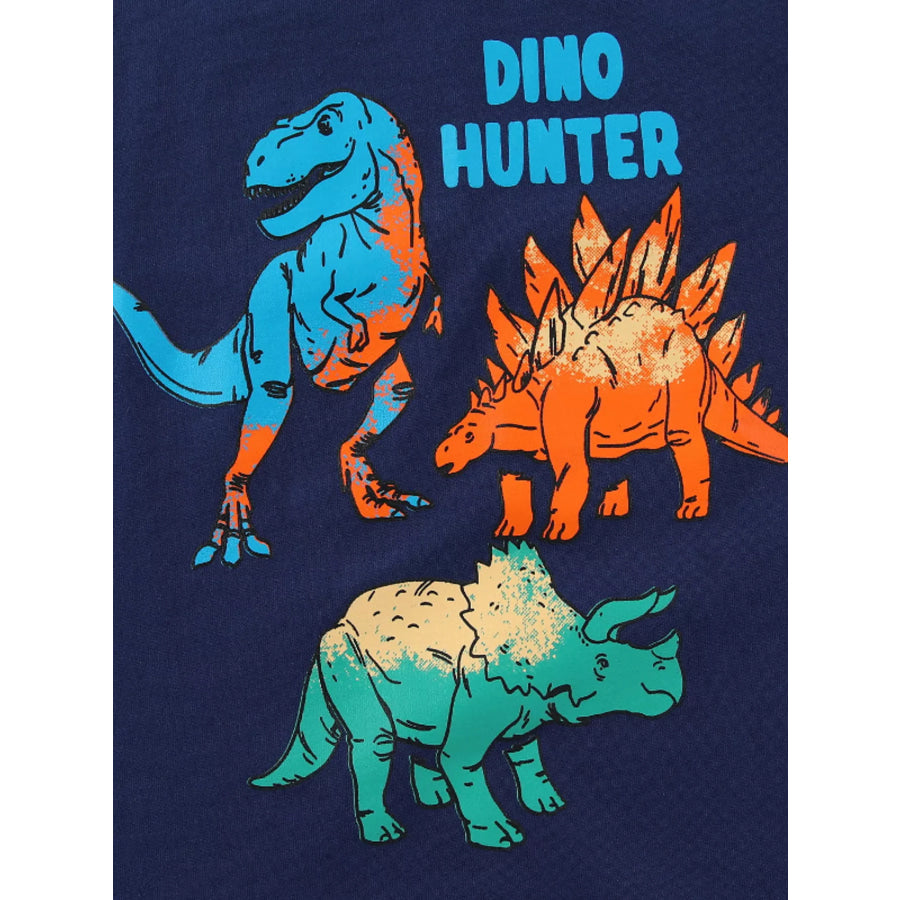 Children’s Dino Hunter Graphic Short Sleeve T-Shirt Apparel and Accessories