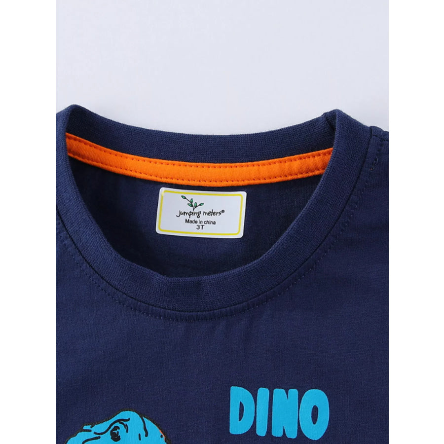 Children’s Dino Hunter Graphic Short Sleeve T-Shirt Apparel and Accessories