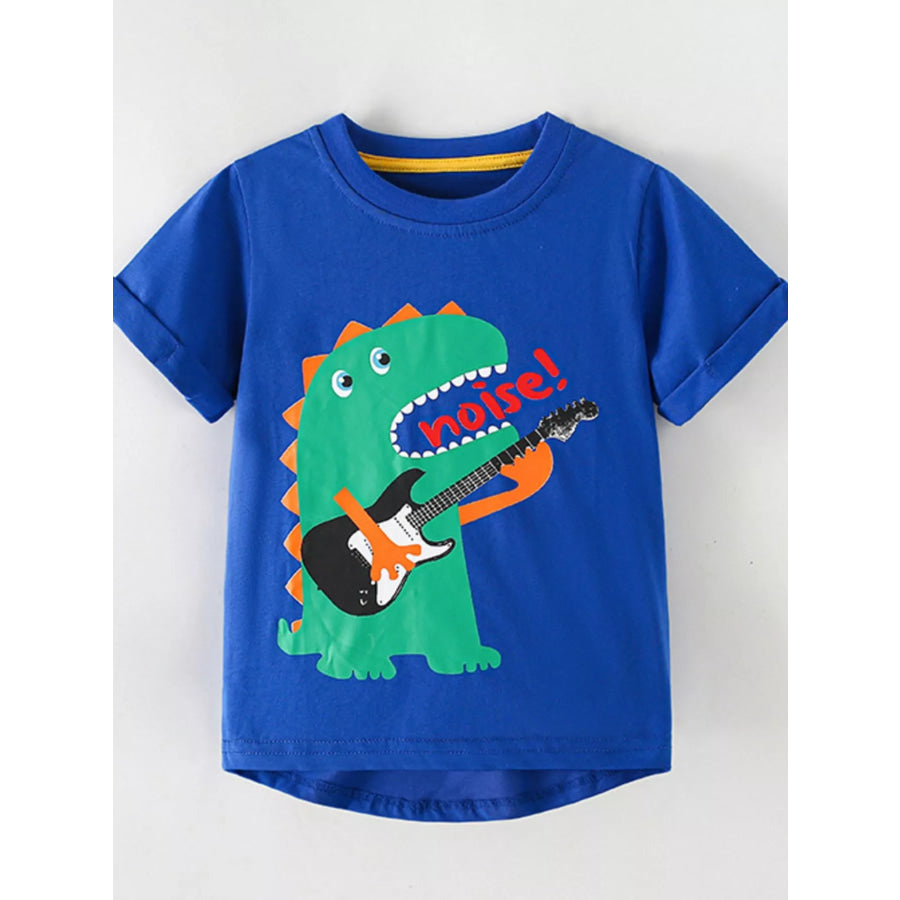 Children’s Dino Rocker Graphic T-Shirt Apparel and Accessories