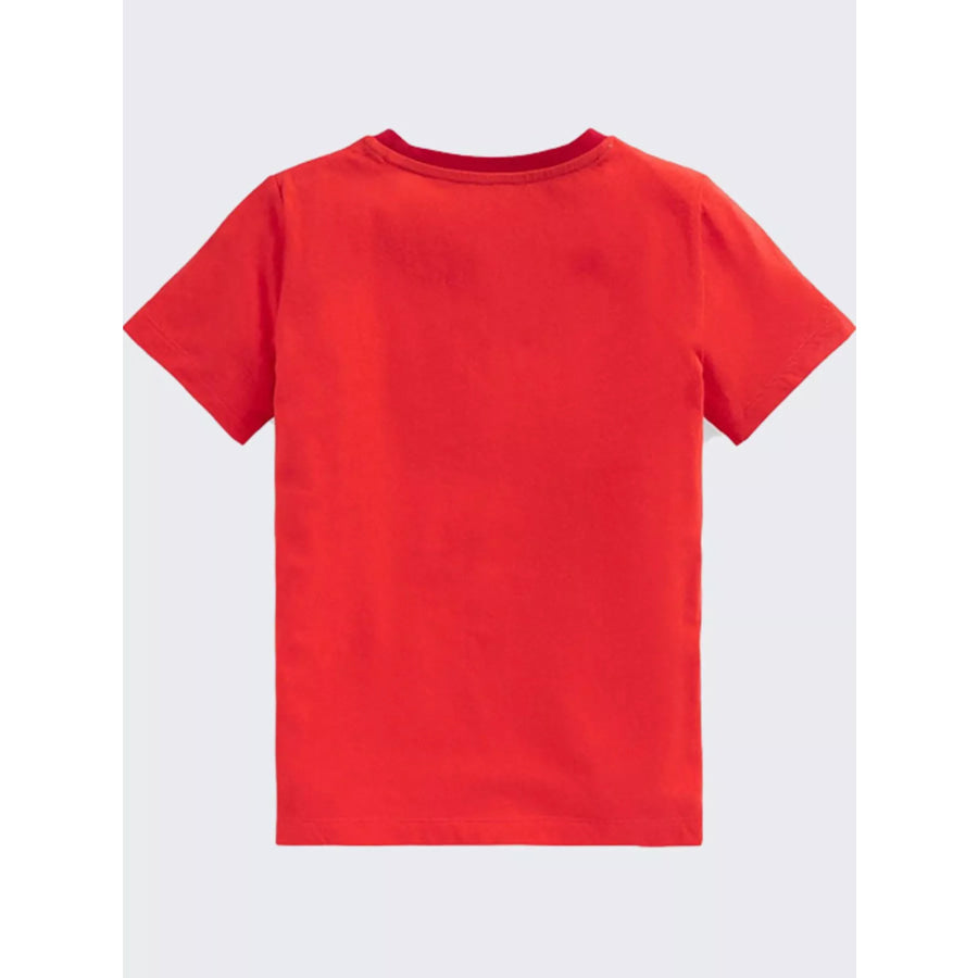 Children’s Dinosaur Applique Short Sleeve T-Shirt Apparel and Accessories