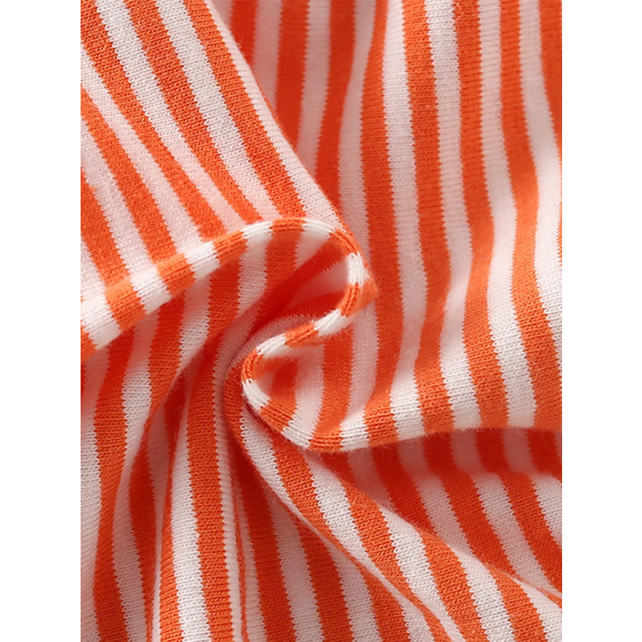 Children’s Dinosaur Applique Striped T-Shirt Apparel and Accessories