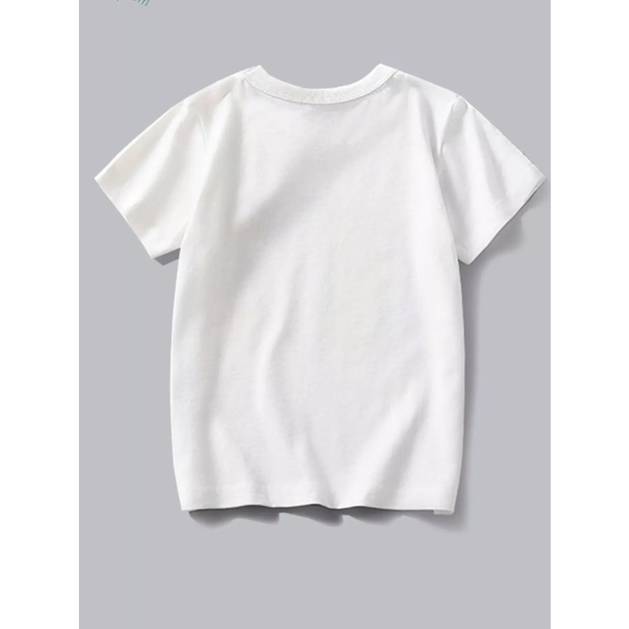 Children’s Dinosaur Crew Neck Short Sleeve T-Shirt Apparel and Accessories