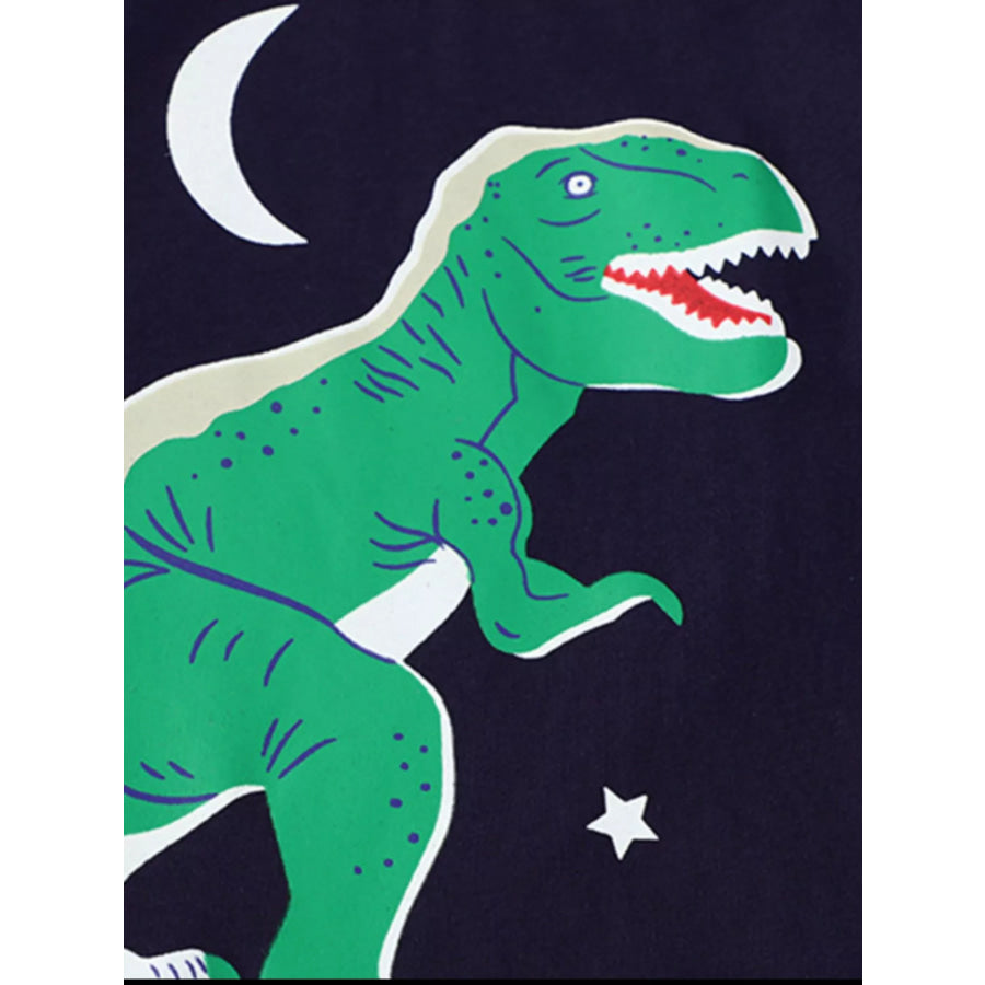 Children’s Dinosaur Crew Neck Short Sleeve T-Shirt Apparel and Accessories