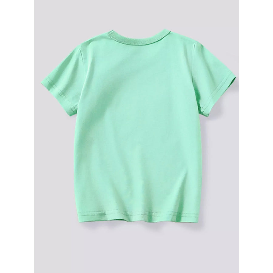 Children’s Dinosaur Crew Neck Short Sleeve T-Shirt Apparel and Accessories