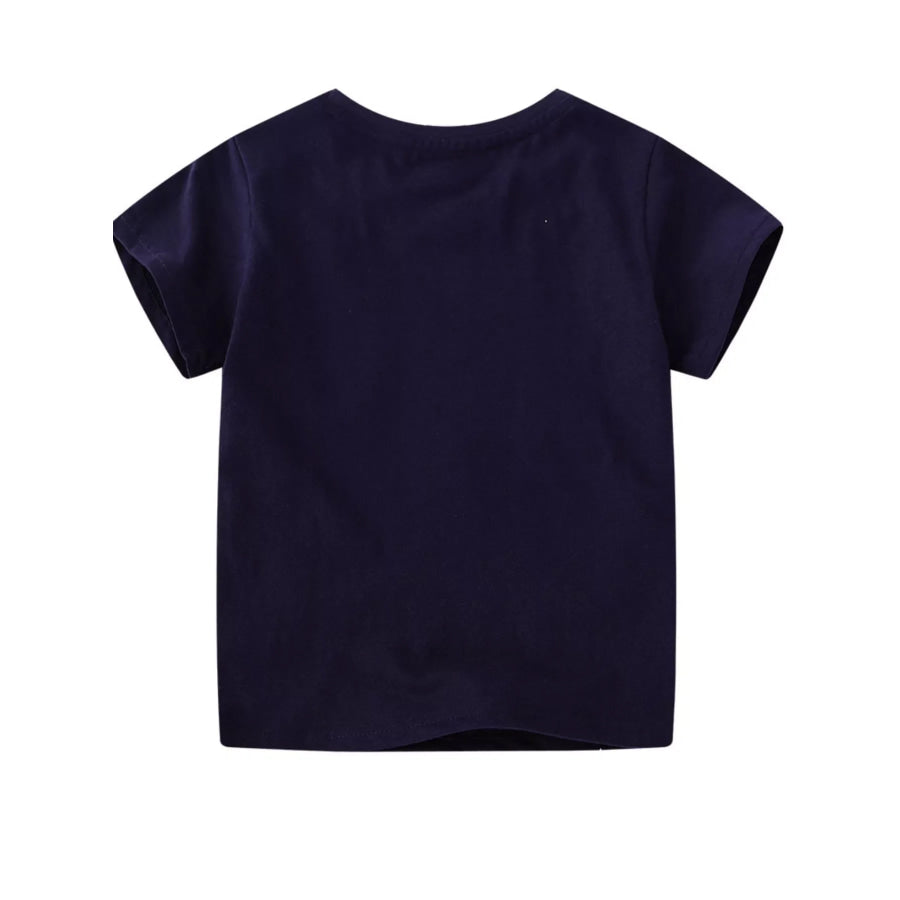 Children’s Dinosaur Crew Neck Short Sleeve T-Shirt Apparel and Accessories