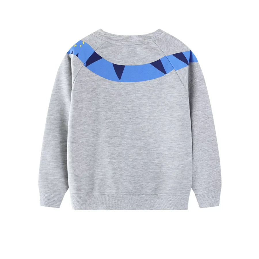 Children’s Dinosaur Crew Neck Sweatshirt Apparel and Accessories