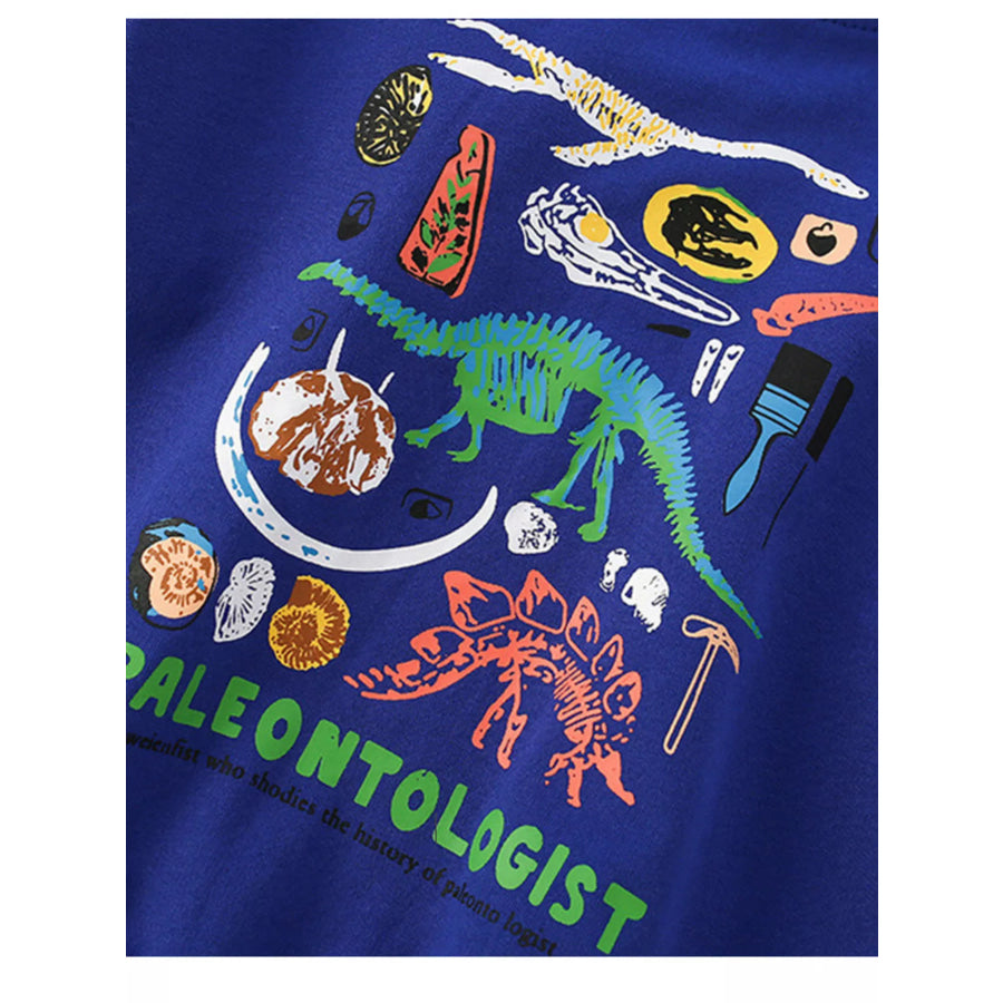 Children’s Dinosaur Crew Neck Sweatshirt Apparel and Accessories