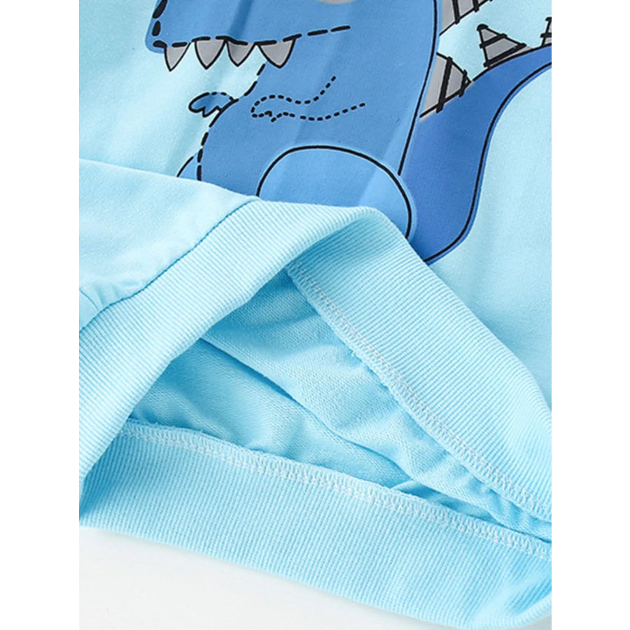 Children’s Dinosaur Graphic Crew Neck Sweatshirt Apparel and Accessories
