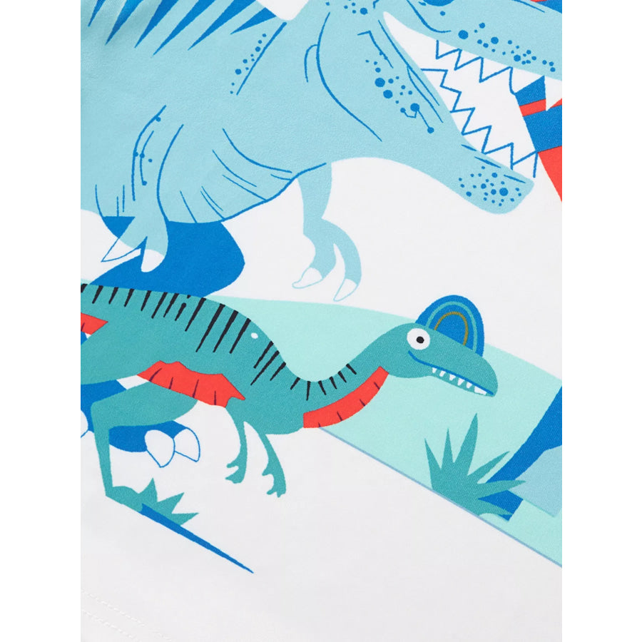 Children’s Dinosaur Graphic Crew Neck T-Shirt Apparel and Accessories