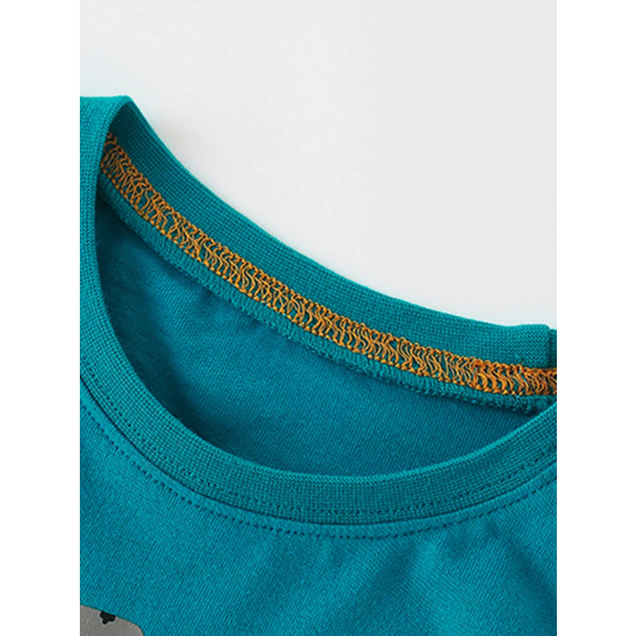 Children’s Dinosaur Graphic Long Sleeve T-Shirt Apparel and Accessories