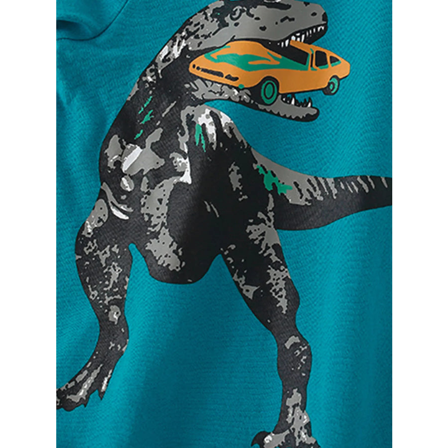 Children’s Dinosaur Graphic Long Sleeve T-Shirt Apparel and Accessories