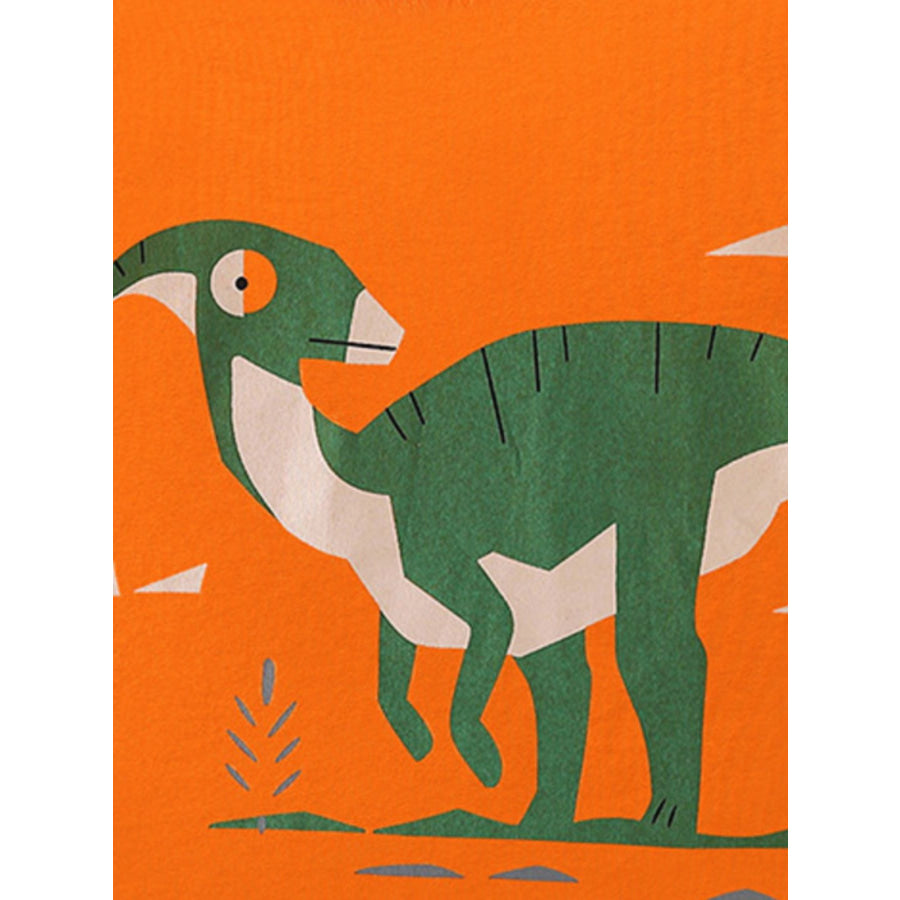 Children’s Dinosaur Graphic Short Sleeve Crew Neck T-Shirt Apparel and Accessories