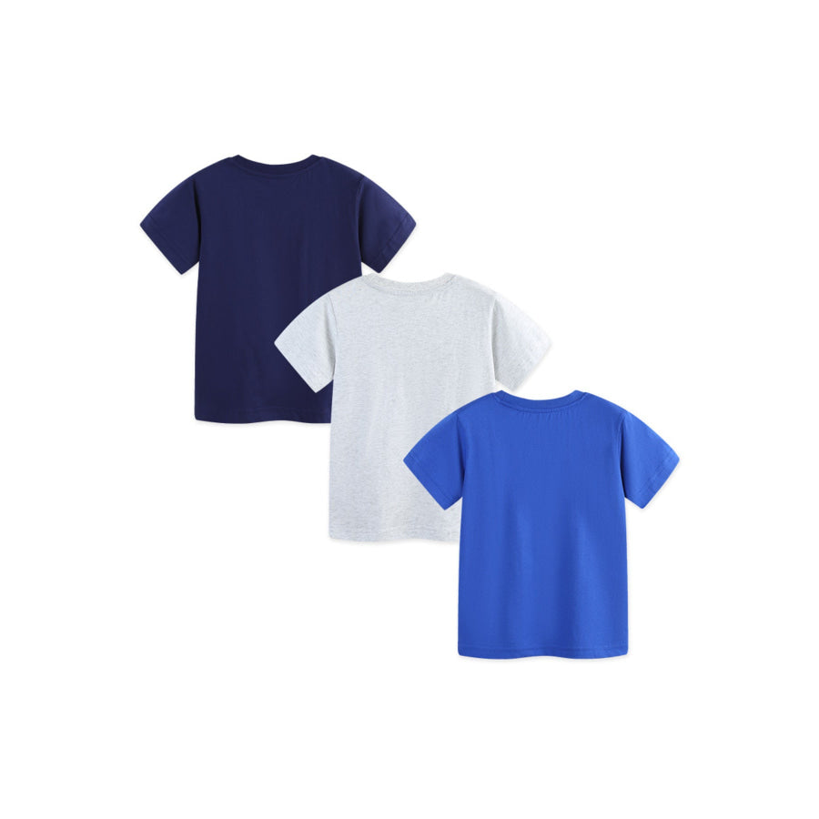 Children’s Dinosaur Graphic Short Sleeve T-Shirt 3-Piece Set Apparel and Accessories