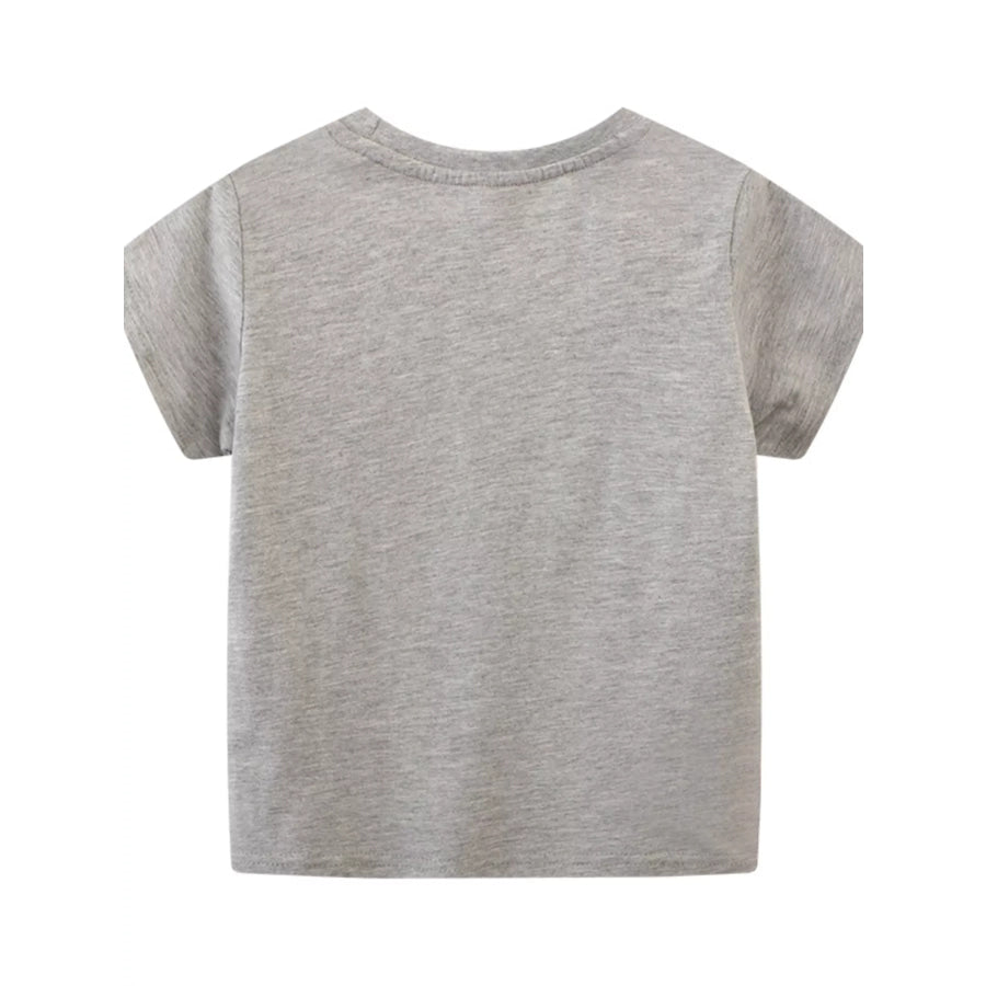Children’s Dinosaur Graphic Short Sleeve T-Shirt Apparel and Accessories