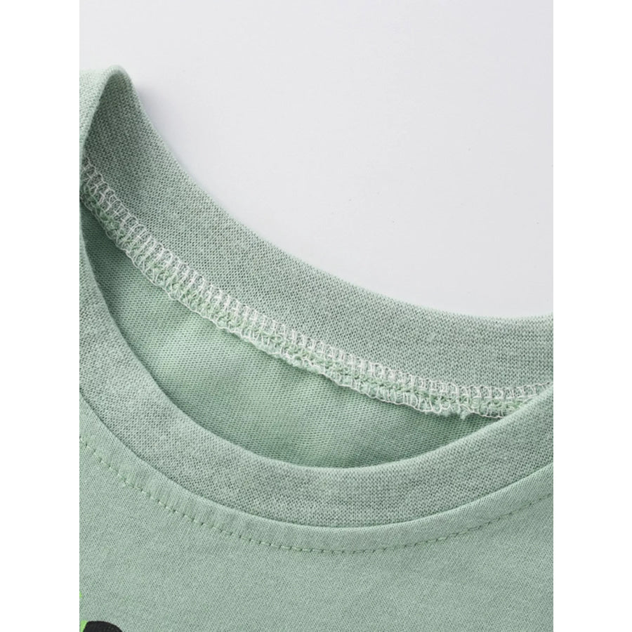 Children’s Dinosaur Graphic Short Sleeve T-Shirt Apparel and Accessories