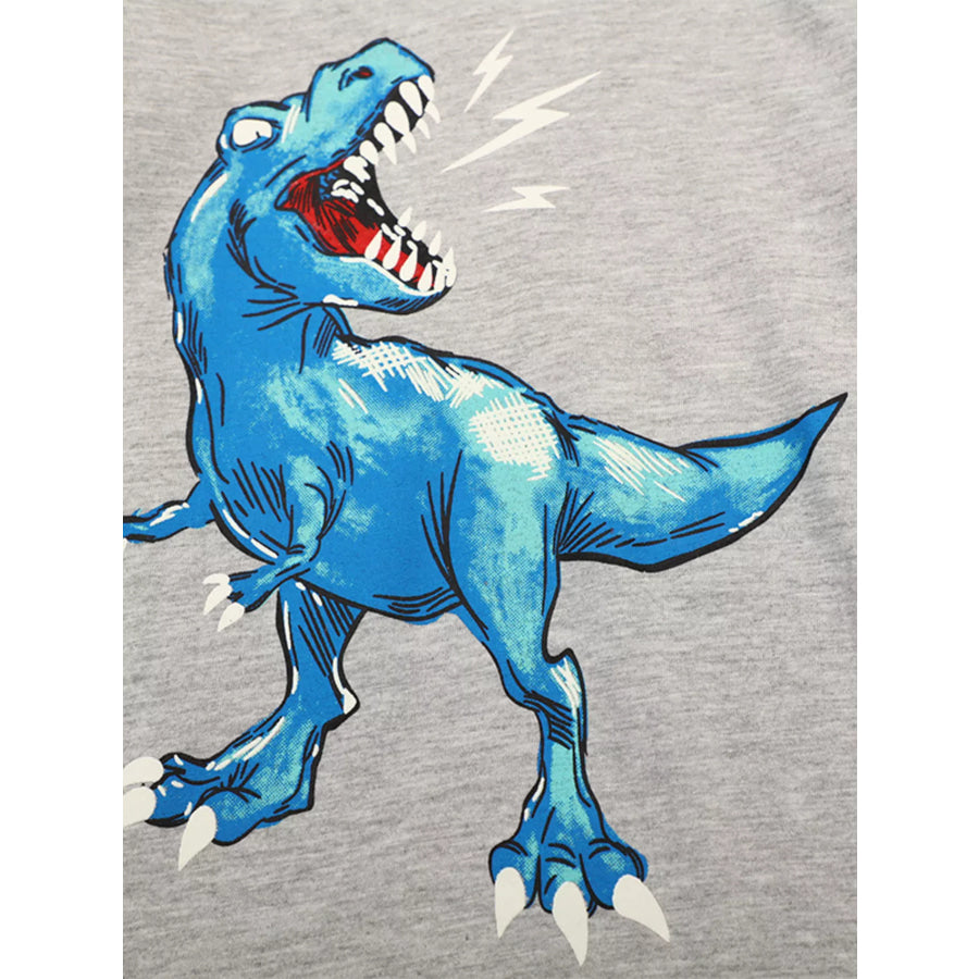 Children’s Dinosaur Graphic Short Sleeve T-Shirt Apparel and Accessories