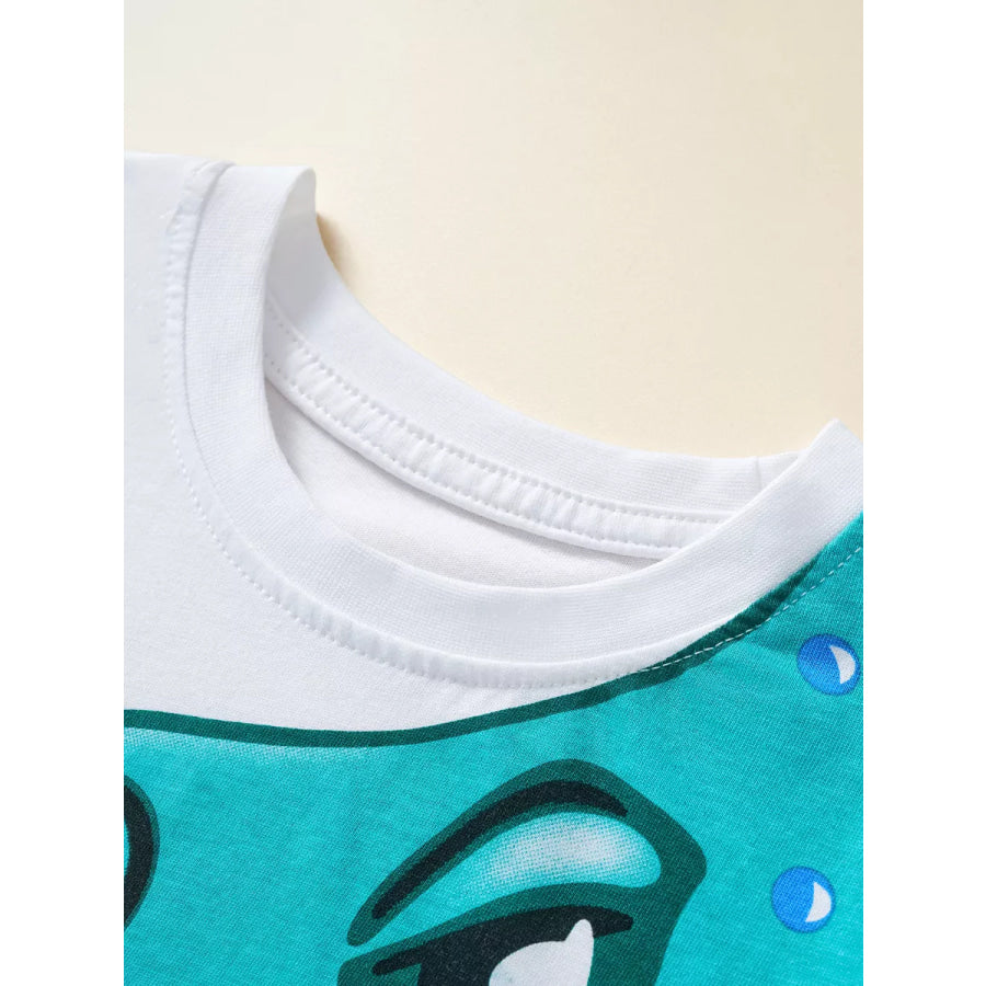 Children’s Dinosaur Graphic T-shirt and Shorts Set Apparel and Accessories