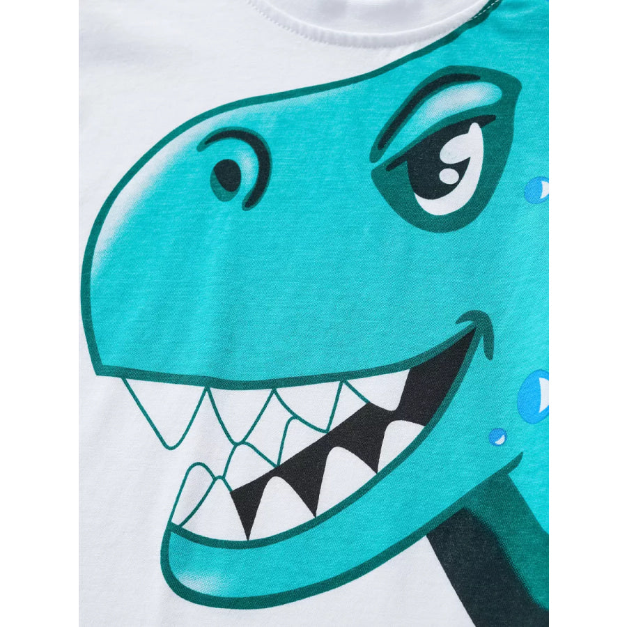 Children’s Dinosaur Graphic T-shirt and Shorts Set Apparel and Accessories