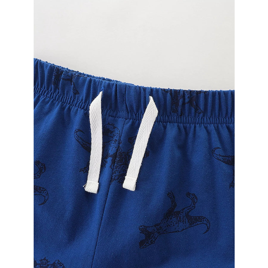 Children’s Dinosaur Graphic Tee and Shorts Set Apparel and Accessories