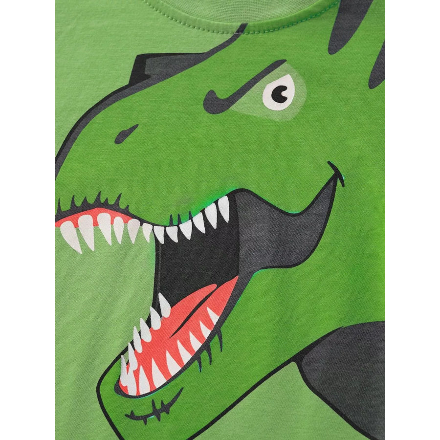 Children’s Dinosaur Graphic Tee and Shorts Set Apparel and Accessories