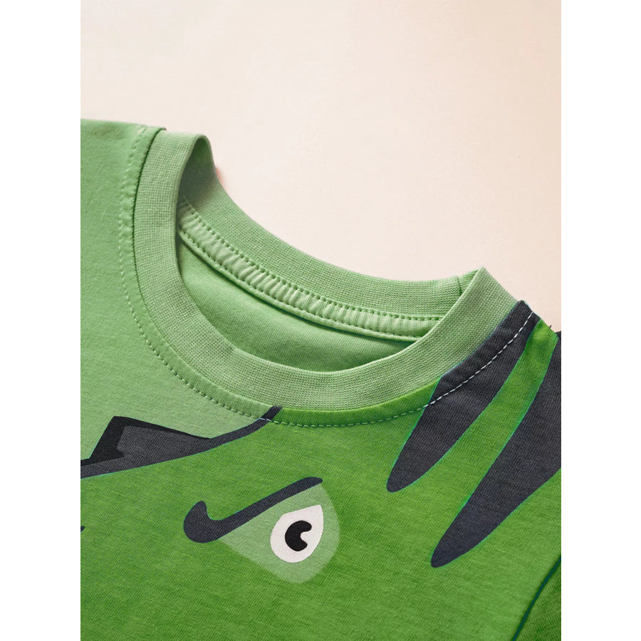 Children’s Dinosaur Graphic Tee and Shorts Set Apparel and Accessories