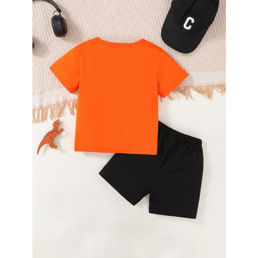 Children’s Dinosaur Graphic Tee and Shorts Set Apparel and Accessories