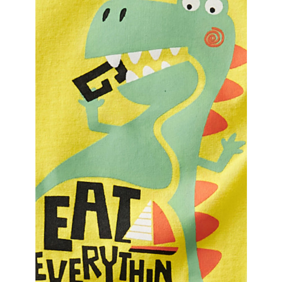 Children’s Dinosaur Graphic Tee & Shorts Set Apparel and Accessories