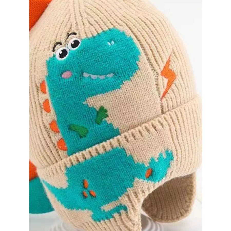 Children’s Dinosaur Knitted Hat Apparel and Accessories