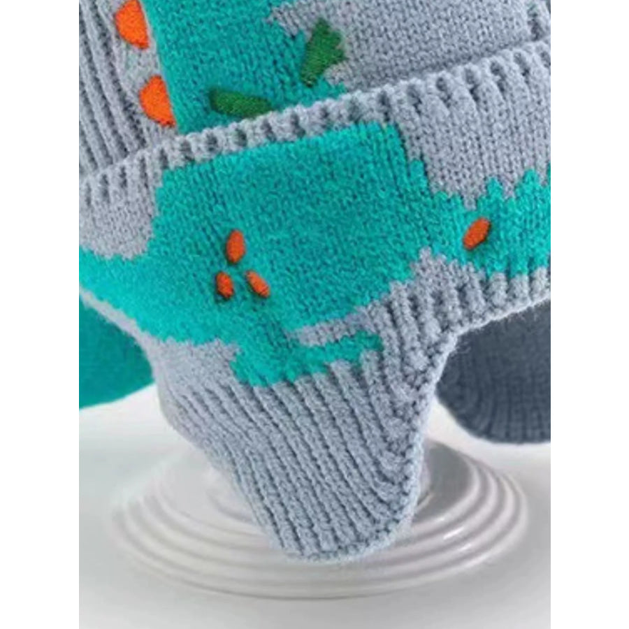 Children’s Dinosaur Knitted Hat Apparel and Accessories