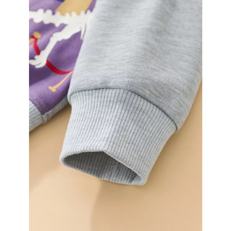 Children’s Dinosaur Museum Graphic Crew Neck Sweatshirt Apparel and Accessories