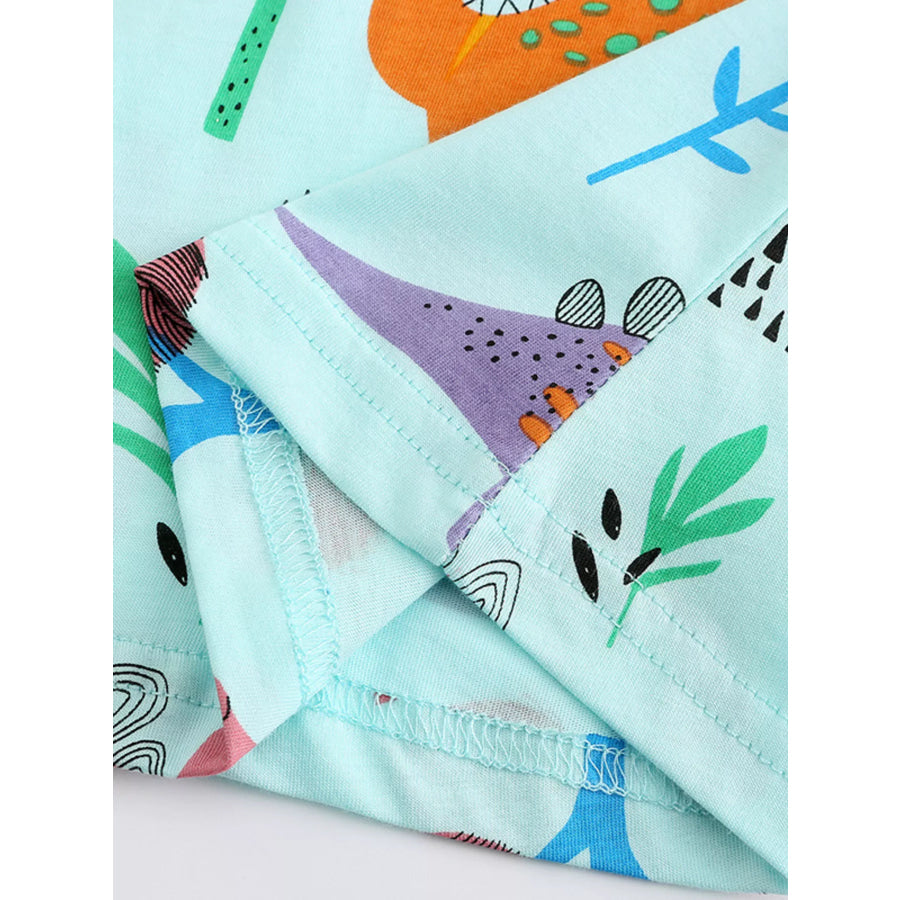 Children’s Dinosaur Print A-Line Dress Apparel and Accessories