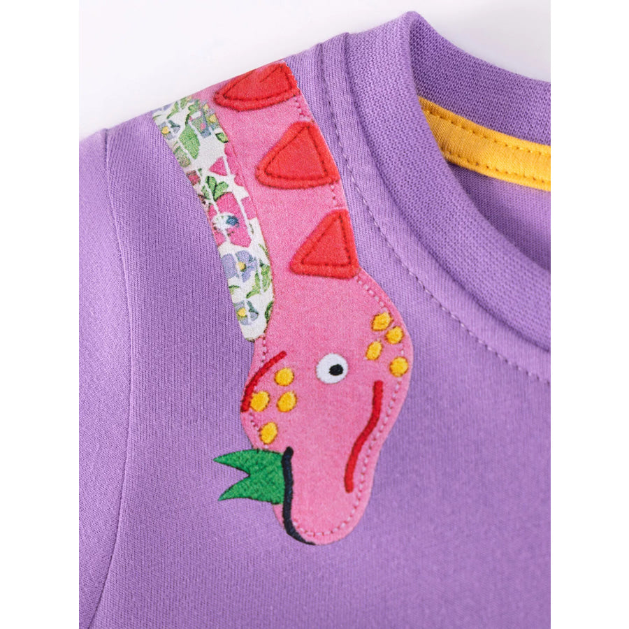 Children’s Dinosaur Print Casual Dress Apparel and Accessories