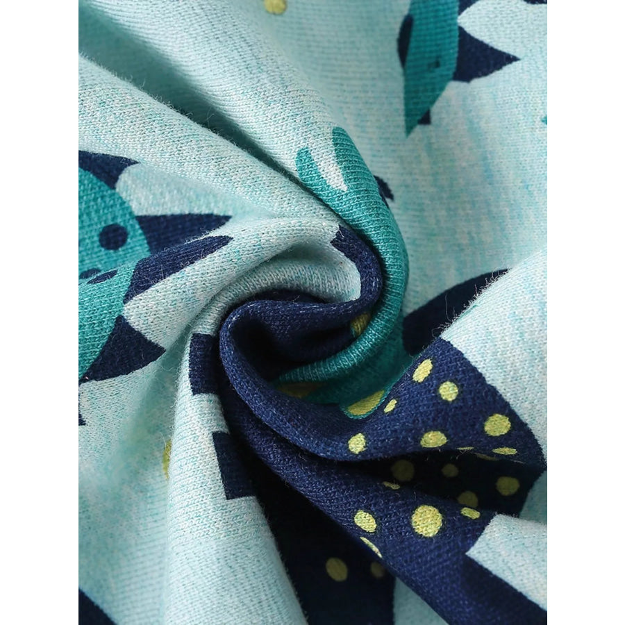 Children’s Dinosaur Print Crew Neck Casual Sweatshirt Apparel and Accessories