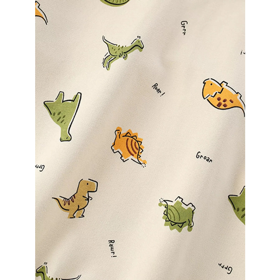 Children’s Dinosaur Print Crew Neck Sweatshirt Apparel and Accessories