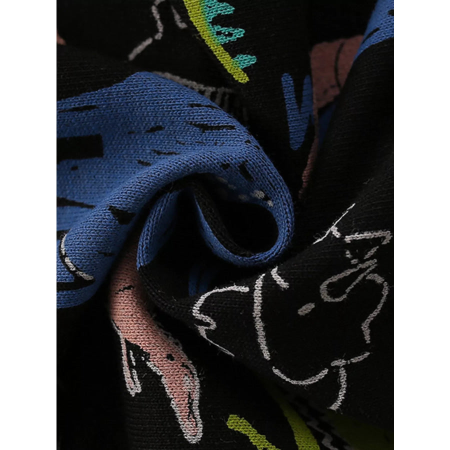 Children’s Dinosaur Print Crew Neck Sweatshirt Apparel and Accessories