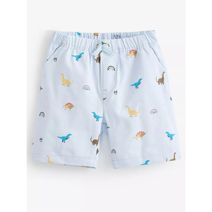 Children’s Dinosaur Print Elastic Waist Shorts Apparel and Accessories