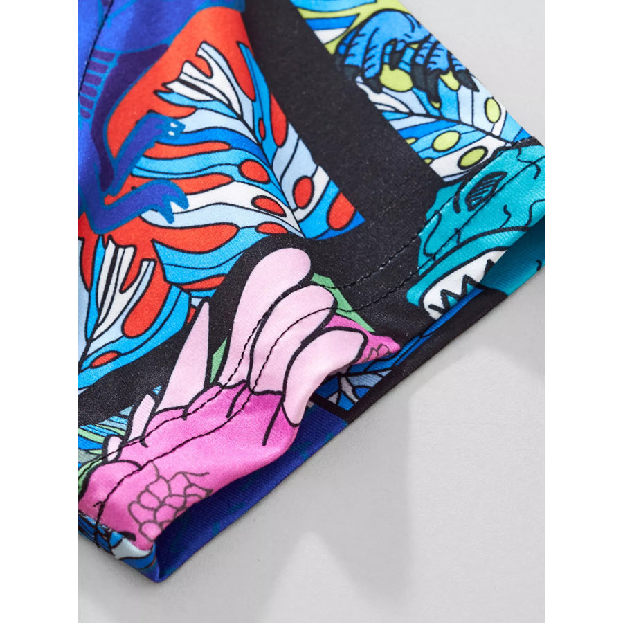 Children’s Dinosaur Print Round Neck T-Shirt Apparel and Accessories