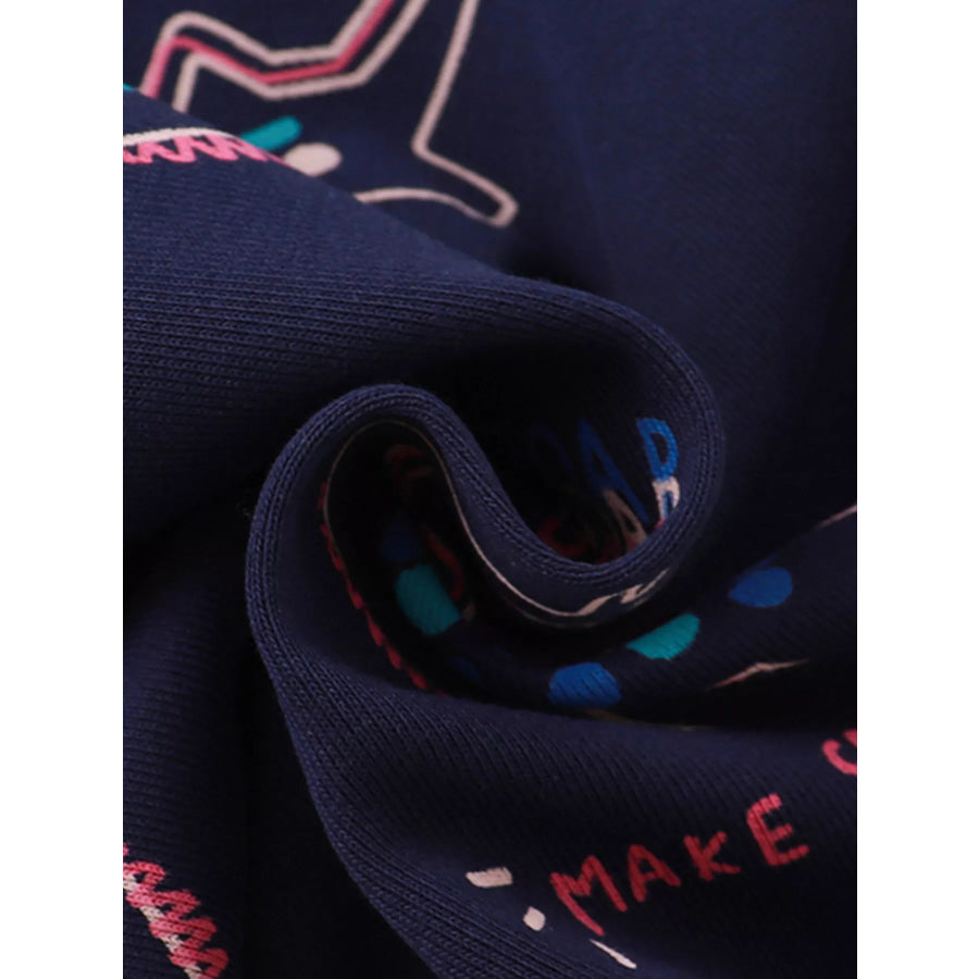 Children’s Dinosaur Print Ruffle Hem Sweatshirt Apparel and Accessories